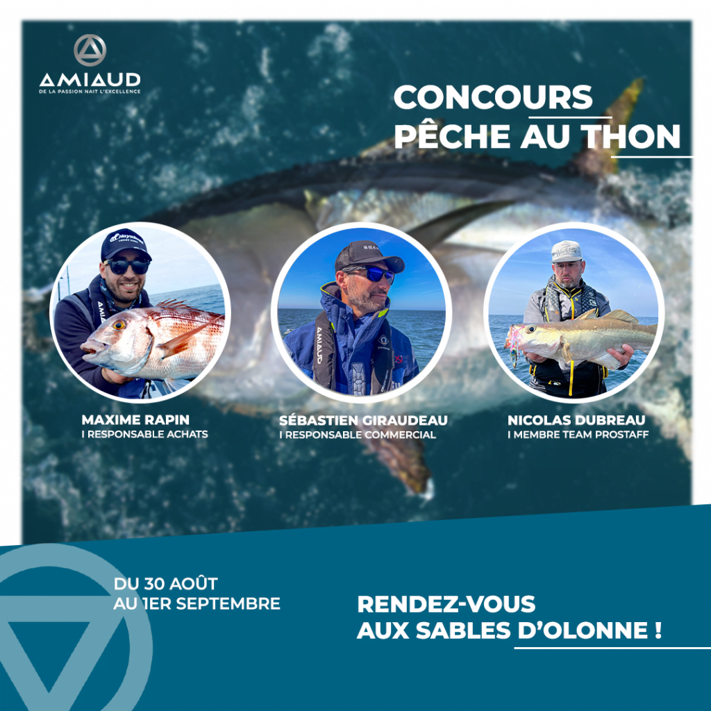 equipe concours thon matériel de pêche en mer