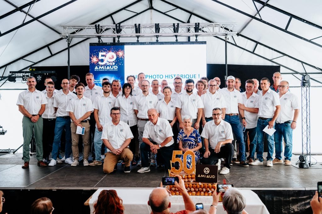 L'équipe de collaborateurs d'AMIAUD equipement
