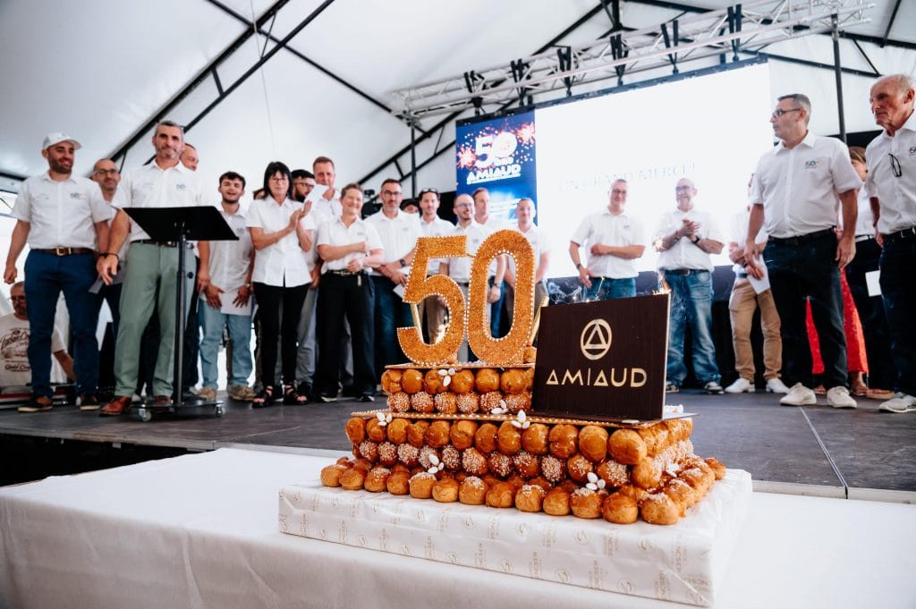 Un gâteau dédié aux 50 ans d'AMIAUD